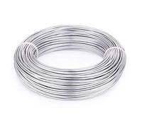Aluminium Wire Rolls 10m Bendy Craft Silver Wire for Jewelry Making,DIY Sculpture,Modelling Making and Crafts (Sliver, Diameter-2.5mm)