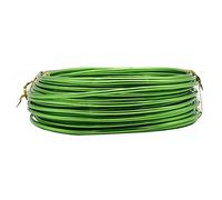 Aluminium Wire Rolls 10m Bendy Craft Silver Wire for Jewelry Making,DIY Sculpture,Modelling Making and Crafts(Green,Diameter-1.0mm)