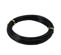 Aluminium Wire Rolls 10m Bendy Craft Silver Wire for Jewelry Making,DIY Sculpture,Modelling Making and Crafts(Black,Diameter-2.0mm)