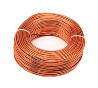 Aluminium Wire Rolls 10m Bendy Craft Silver Wire for Jewelry Making,DIY Sculpture,Modelling Making and Crafts(Gold,Diameter-3.0mm)