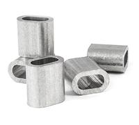 Aluminium Wire Rope Ferrules Crimping Sleeve Also for Marine Stainless Steel (10, 3mm)
