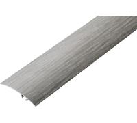 Aluminium Wood Effect Transition Strip Carpet Cover 47x930mm (3.05ft) Door Floor Threshold 5in1 Installation TMW Profiles (Manila Oak)