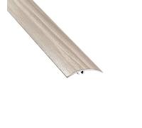 Aluminium Wood Effect Transition Strip Carpet Cover 47x930mm (3.05ft) Door Floor Threshold 5in1 Installation TMW Profiles (Country Oak)
