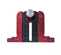 Aluminium Woodworking Height Gauge 15.5x10x4cm Adjustable Angle