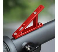AluminiumAlloyFoldingBikeWaterBottleCageExtension,AngledAdapterforEasyAccess,100x63.7mmMountwithScrews