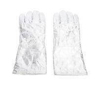 Aluminized Welding Gloves, Heat Resistant Gloves Fire Proof Gloves Safety Work Glove for Metal Casting