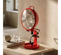 Aluminor Jeep table lamp, red, aluminium, glass, steel, E14