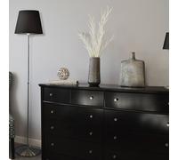 Aluminor Store floor lamp, aluminium/black