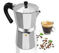 Aluminum 14 Cup 700ml Moka Pot Express Coffee Maker Stovetop Espresso Percolator Coffeemaker Italian Classic Style Brewing Greca Cafe Mocha Machine for Cafeteras Lover Camping Travel and Home Use 24oz
