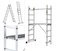 ALUMINUM 2X7 LADDER SCAFFOLDING-PRO