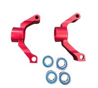 Aluminum 3.0° Rear Uprights for Tam-iya TT02 (#54733) - 1/10 RC Touring Car Upgrade Parts (EP Compatible)(Rot)