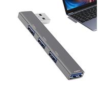 Aluminum 4 in 1 USB C Hub - Laptop USB Hub, 4 Port USB Adapter | Multiport Adapter 5Gbps USB Splitter, Upgraded