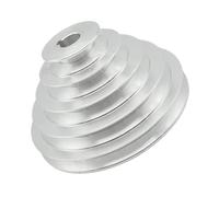 Aluminum 5 Step A Type V-Belt Pagoda Pulley Belt Outer Dia 55-150MM (Hole Dia 14MM-28MM) (25MM)