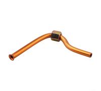 Aluminum 7 Shaped Exhaust Tube Replacement for Air Compressor Pump Pipe Small Size with Internal Thread Design for Easy Installation (B)