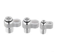 Aluminum A/c Lines Condenser Radiator Fitting Adapter Hose For R134a Systems With #6#8#10 Sizes And 58-18 34-16 78-14 Male Fittings For Car Compressor Drier Air Conditioning Repair