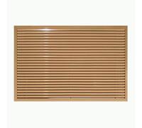 Aluminum Access Door Panel with Vents - 24x24 Inch Plumbing Inspection Grille for Attics, Sheds & Commercial Buildings - Durable White Louvres Design