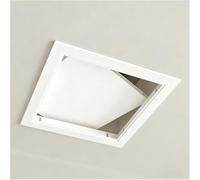 Aluminum Access Panel for Bathroom, Electric, Outdoor & Ceiling - Customizable Fuse Box Cover (White, 18x18in/450x450mm) with Screws for Easy Inllat