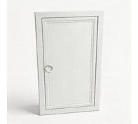 Aluminum Access Panel for Drywall, Flush Mount Wall Hole Cover with Easy-Pull Ring, Galvanized Steel Inspection Door for Plumbing & Electrical Maintenance, White(12x24in/30x61cm)