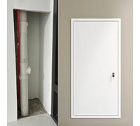 Aluminum Access Panel for DrywallSecure Lock Inspect Door F Mount Ceiling & Wall Cover for HVAC Plumbing Gas Water Electric Service (White 26x30in)