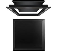 Aluminum Access Panel for Plumbing & Electl - 18x18in (450x450mm) - Ceiling, Bathroom, Outdoor Fuse Box Cover with Screws, Customizable (Black)