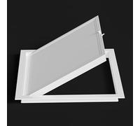 Aluminum Access Panel, Rotating Handle Loft Hatch Door for Ceiling Wall Inspection, Waterproof Plumbing Cover