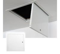 Aluminum Access Panel - White Ceiling Inspection Hatch Lock for Easy Utility Access(350x350mm)