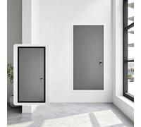 Aluminum Access Panel with Lock, Water Resistant Inspection Hatch for Wall, Bathroom Plumbing Equipment Maintenance, Easy to Install(Gray,60 * 80cm/23.6 * 31.5in)