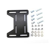 Aluminum Adjustable Engine Mounting Bracket for 4 Stroke Engines Predator 212 Tecumseh Tilloson，Engine Motor Mount Adapter Plate Bracket for Mini Bike Go Kart Coleman 100 Doodlebug DB30（Black