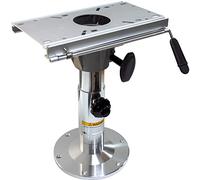 Aluminum Adjustable Height Locking Boat Seat Pedestal with Slide