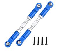 Aluminum Adjustable Turnbuckles Camber Link Set for Arrma 1/16 Mini Kraton 3S, Replace #ARA-3281 (Blue)