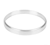 Aluminum Air Cleaner Spacer for Edelbrock for Holley Riser for SBC 350 and for Ford 302 Engines Enhances Airflow and Combustion Efficiency for High Performance Vehicles Silver(1/2 inch)