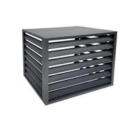 Aluminum Air Conditioner Cover, Fence to Hide Air Conditioner, Heat Pump Fence Screen, Aluminum All-Weather Central Air Conditioner Protection Cover for Outside Units, Sh (Gre