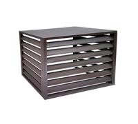 Aluminum Air Conditioner Cover & Heat Pump Fence ScreenAllWeather Protection for Central AC Units Stylish Fence to Conceal & Shield Your AC Unit