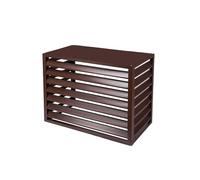 Aluminum Air Conditioner Cover Outdoor AC Unit Fence Screen Decorative Plant Display Rack Heat Pump Hideaway Weatherproof AC Enclosure for Gardens