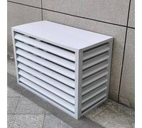 Aluminum Air Conditioner Outdoor Unit Privacy Cover,Air Conditioner Privacy Screen Fence Protective Cover,AC Condenser Cover For Outside Units,Protective Grilles For Air Conditioners And Heat Pumps (