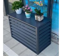 Aluminum Air Conditioning Cover Decorative Privacy Fence Screen,AC Covers For Outside Units,Outdoor Condenser Protective Cover,Protective Grilles For AC And Heat Pumps,Trash Can Enclosure Flower Stand