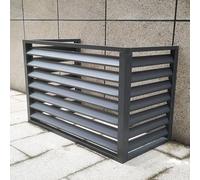 Aluminum Air Conditioning Cover Decorative Privacy Screen, Mini Split Air Conditioner Cover for Outside Units, Fence to Hide Air Conditioner, Outer Materia, Suitable for Indoor and Outdoor (Color : G