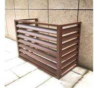 Aluminum Air Conditioning Cover Decorative Privacy Screen, Mini Split Air Conditioner Cover for Outside Units, Fence to Hide Air Conditioner, Outer Materia, Suitable for Indoor and Outdoor (Color : B