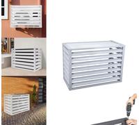 Aluminum Air Conditioning Cover Outdoor Plant Display Rack Storage Shelf, outdoor condenser protective cover aluminum air conditioning cover Privacy Fence Outdoor Flower Rack Shutters garden tools