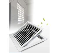 Aluminum Air Louver Vent Grille with, HVAC Register for Central AC, Cleanroom Air Outlet, Wall Ceiling Ventilation Diffuser(19.5x29.5cm/7.7x11.6in)
