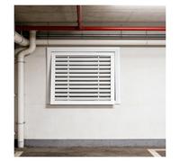 Aluminum Air Vent Covers with Filter Louvered Grille for Home Systems 16x42 in Door Vents for Interior Doors Easy Maintenance Design Efficient Airflow Solution