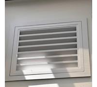 Aluminum Air Vent Grille for Crawl Space & Bathroom Cabinet Easy Installation Sizes: 300x600mm/12x24in 350x350mm/14x14in 200x200mm/8x8in Durable & Efficient Airflow