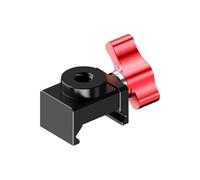 Aluminum Alloy 1/4in 17mm Ball Head to Clamp Adapter for Camera Stabilizers DSLR Cages Smooth Insertion Multi Mounting Clamp