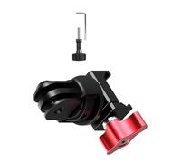 Aluminum Alloy 1/4in 17mm Ball Head to Clamp Adapter for Camera Stabilizers DSLR Cages Smooth Insertion Multi Mounting Clamp