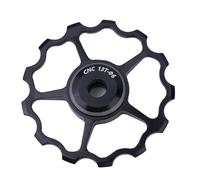 Aluminum Alloy 1115T Wheel with Sealed Bearings for Road Bike Rear Derailleur Upgrade (black 13T)