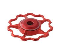 Aluminum Alloy 1115T Wheel with Sealed Bearings for Road Bike Rear Derailleur Upgrade (red 13T)