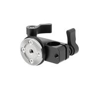 Aluminum Alloy 15mm Single Rod Clamp Durability For Connection Handle For DSLR Camera Cage Handgrip Aluminum Alloy Clamp