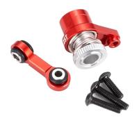 Aluminum Alloy 25T Servo Arm & Steering Link For Tr-axxas 1/16 Mini For Maxx 2S RC Car Upgrade Parts(Rot)