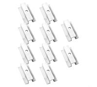 Aluminum Alloy 3 5MM Solar Middle Clamp for PV Panels, Compatible with Frames Up to 2550MM For Height, Ensures Proper Module Positioning (80mm)