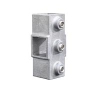 Aluminum Alloy 3 Way Elbow Pipe Fitting, | 20x20mm Square Tube, Fixed Joint, Storage Rack Connector, for Industrial Shelf Construction